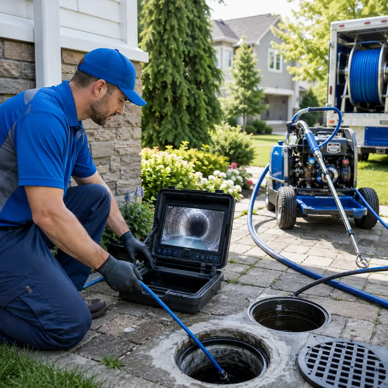 Outdoor drain cleaning professionals serving Patten, ME