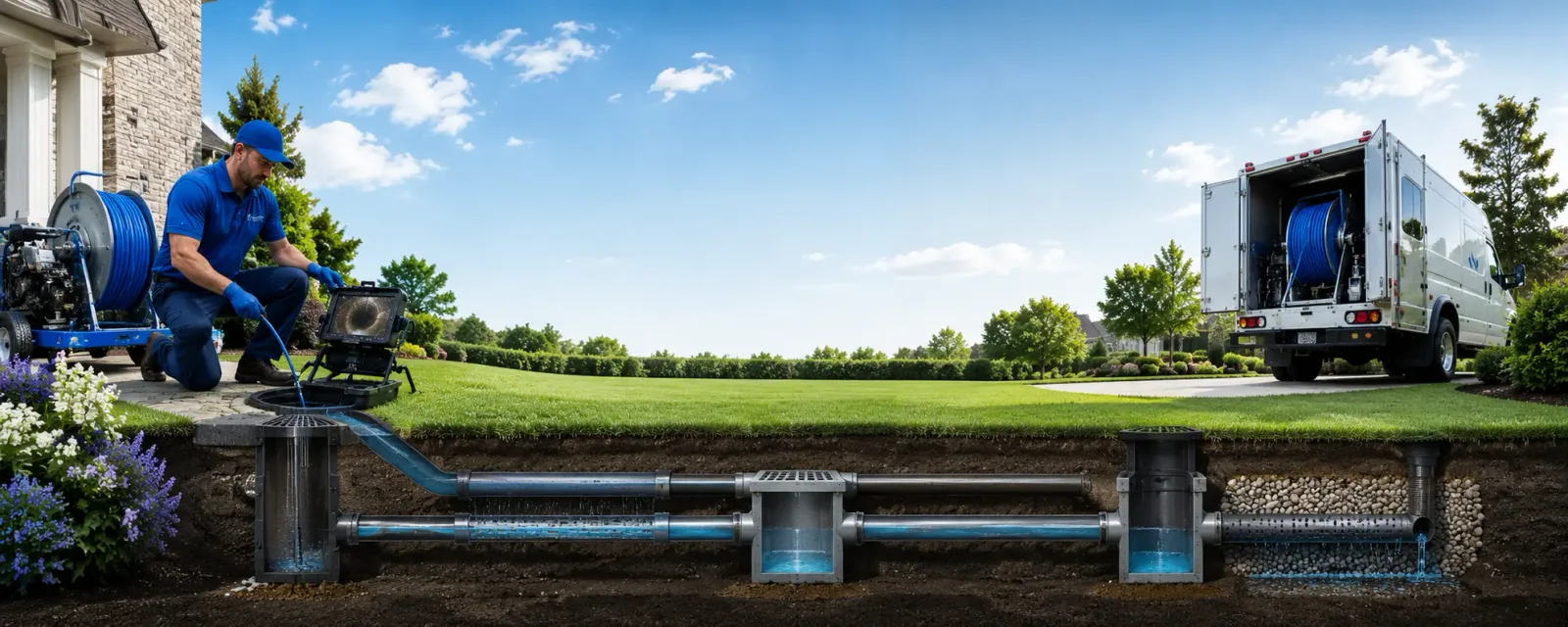 Outdoor drain cleaning information for Patten, ME